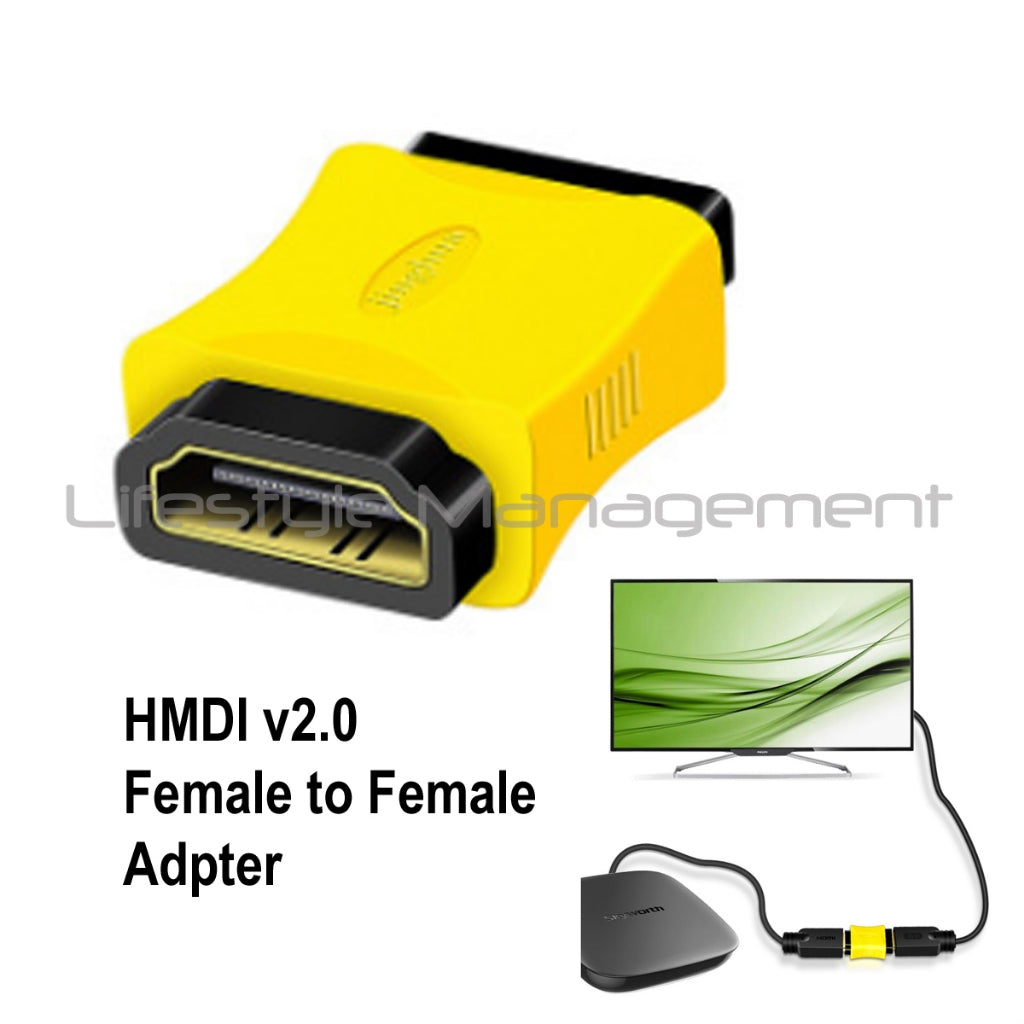 HDMI v2.0 Female to Female Adapter Cable Extender