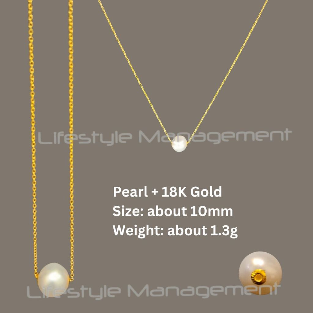 Pearl Pendant 18K Gold Freshwater Pearl