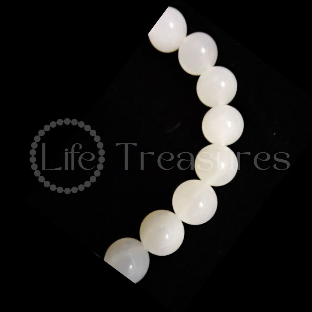 Moonstone Bracelet Natural Crystal 8mm 10.5mm