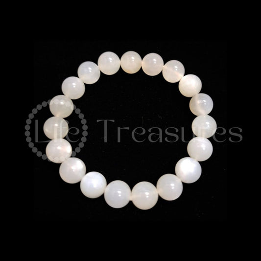 Moonstone Bracelet Natural Crystal 8mm 10.5mm