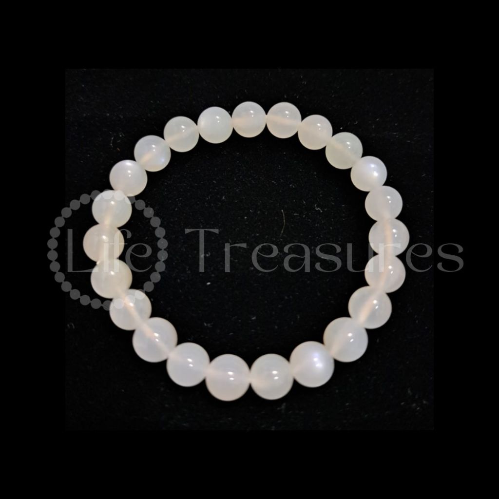 Moonstone Bracelet Natural Crystal 8mm 10.5mm