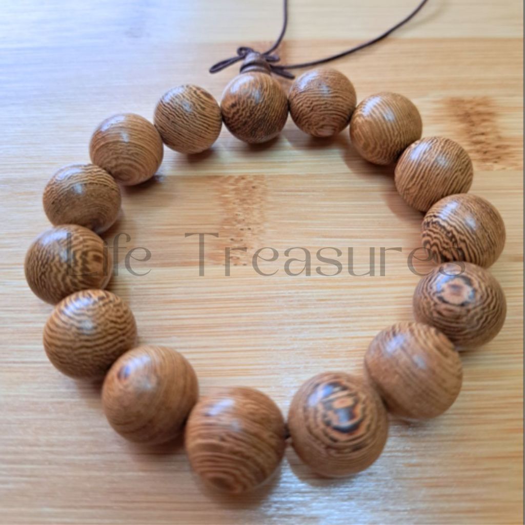 Wenge Wood Bracelet Natural 15mm