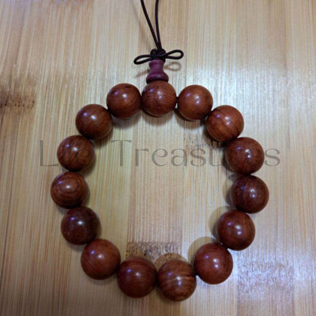 Myanmar Rosewood Bracelet Natural 15mm