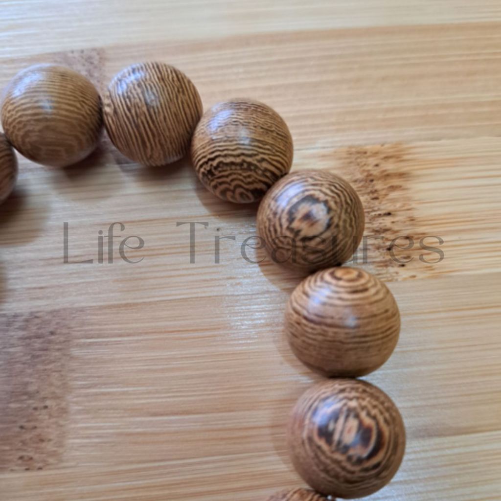 Wenge Wood Bracelet Natural 15mm